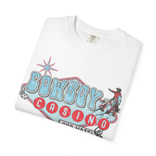 Vintage Cowboy T-shirt, Retro cowboy casino tshirt, western tee, festival tee