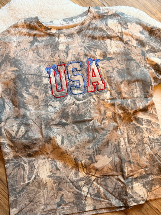 Camo USA Memorial Day Tee