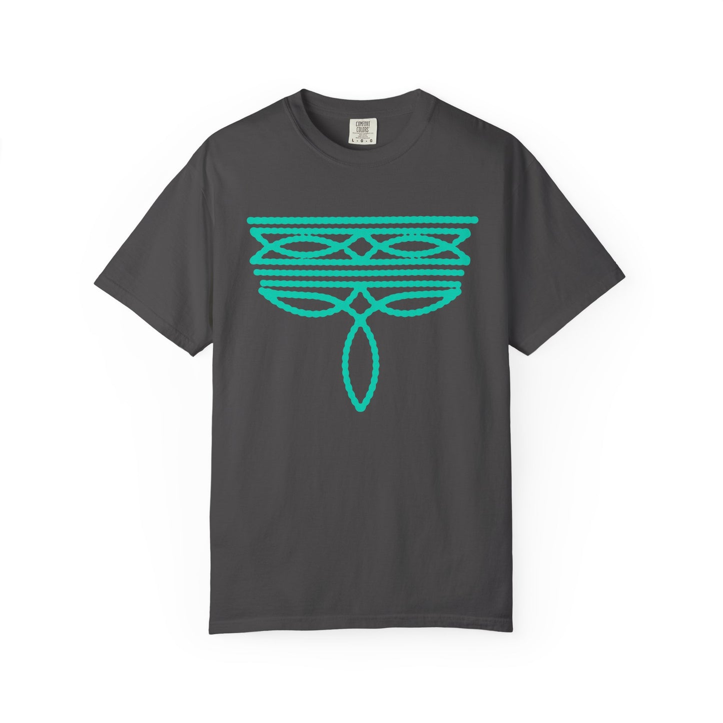 Turquoise Cowgirl Boot Stitch T-shirt