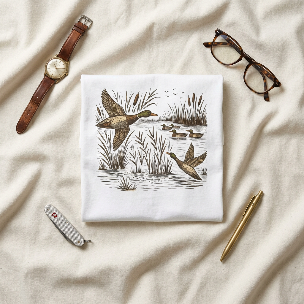 Flying Ducks Nature Lover T-shirt