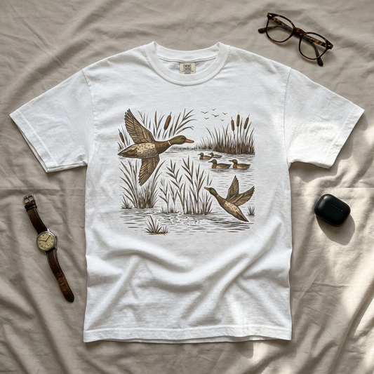 Flying Ducks Nature Lover T-shirt