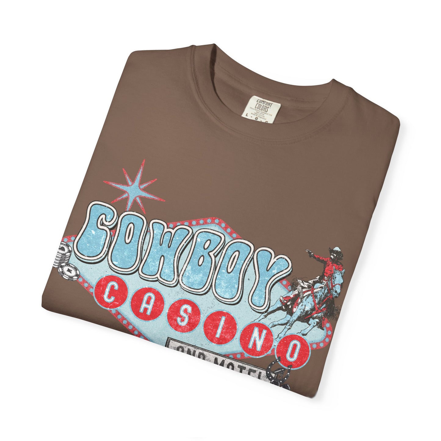 Vintage Cowboy T-shirt, Retro cowboy casino tshirt, western tee, festival tee