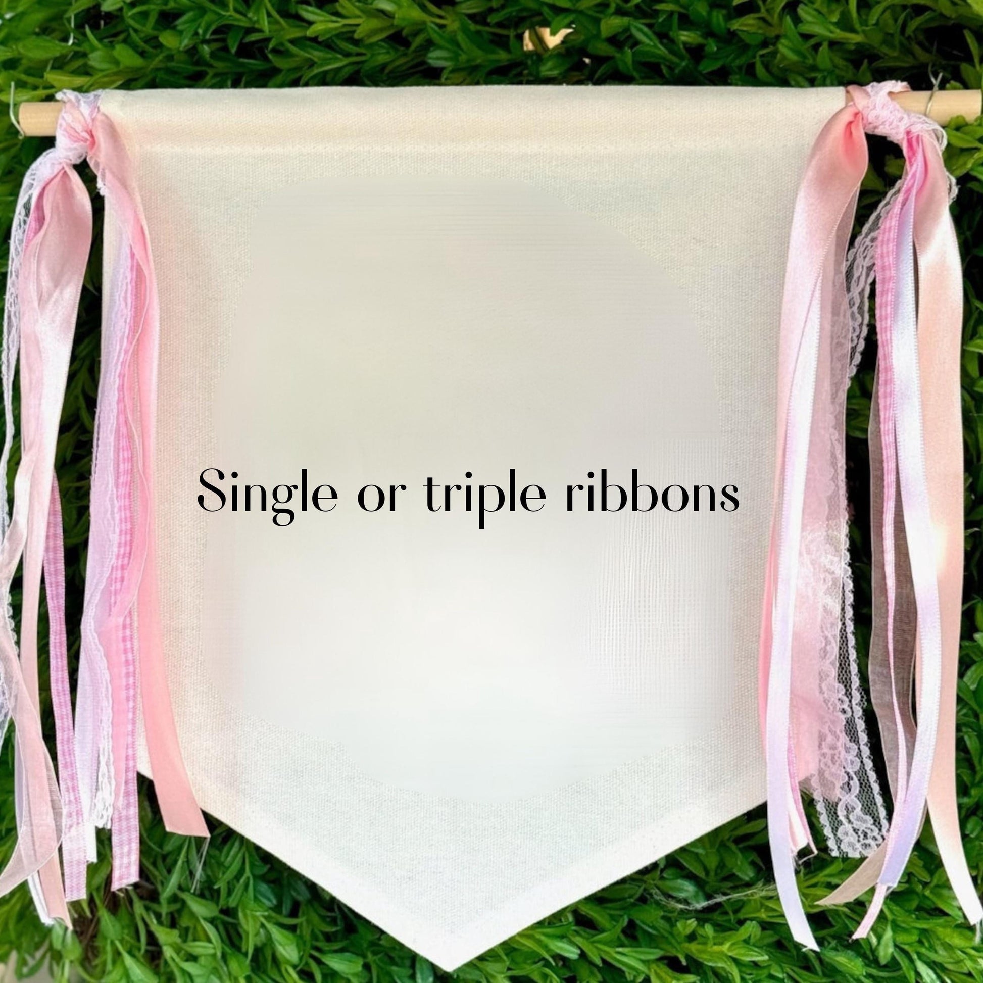 Custom Baby Banner, Birth Announcement Door Sign, Bassinet Gift image 5