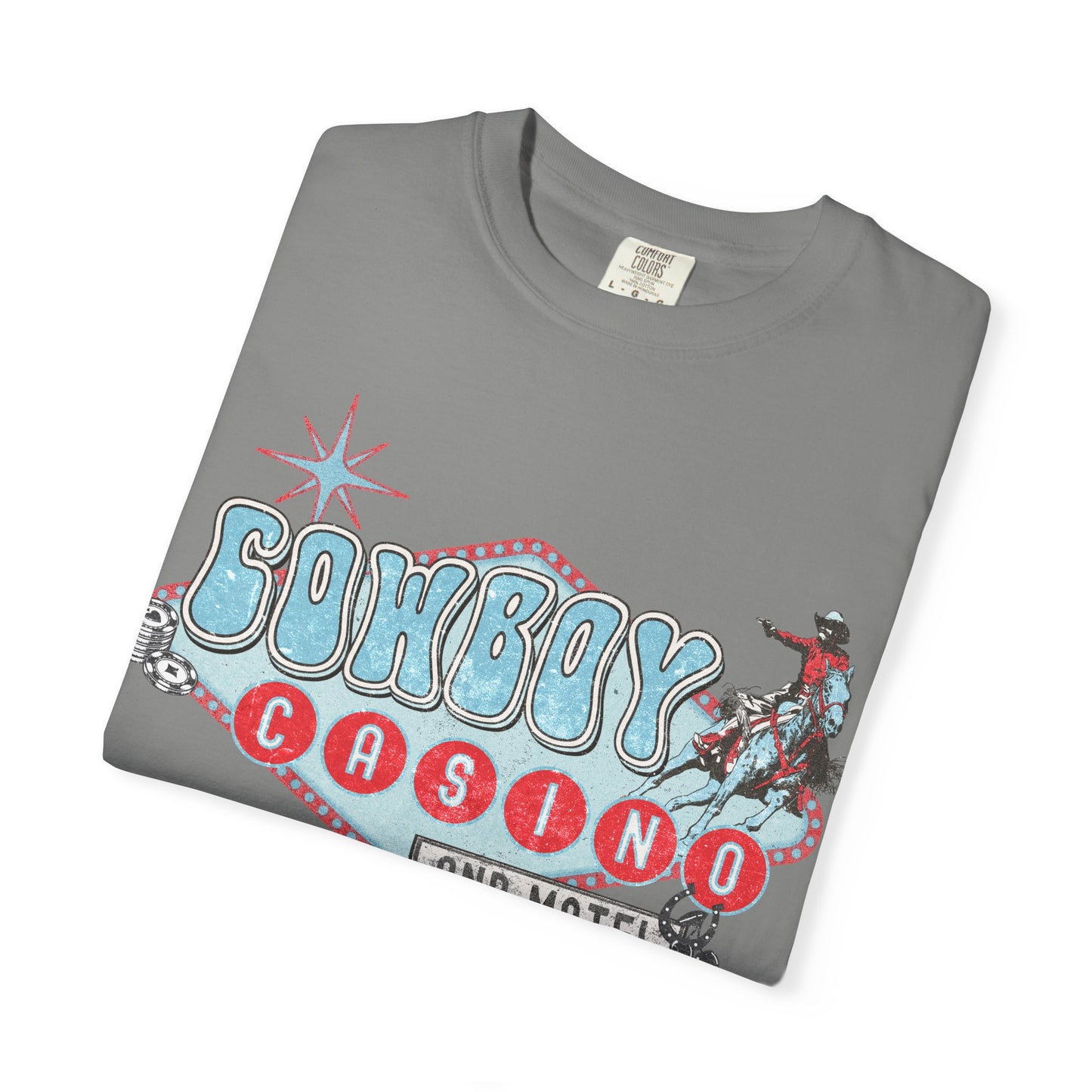 Vintage Cowboy T-shirt, Retro cowboy casino tshirt, western tee, festival tee