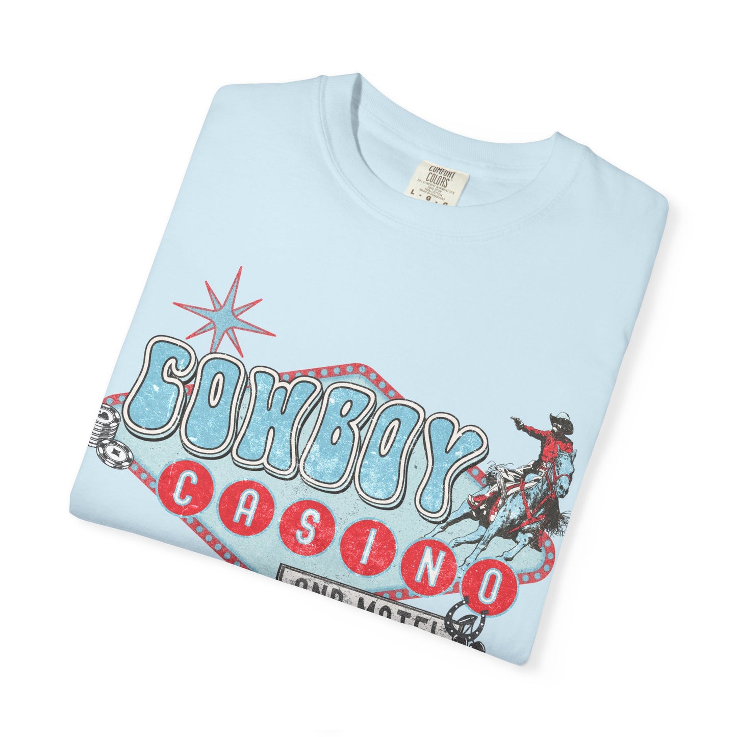 Vintage Cowboy T-shirt, Retro cowboy casino tshirt, western tee, festival tee
