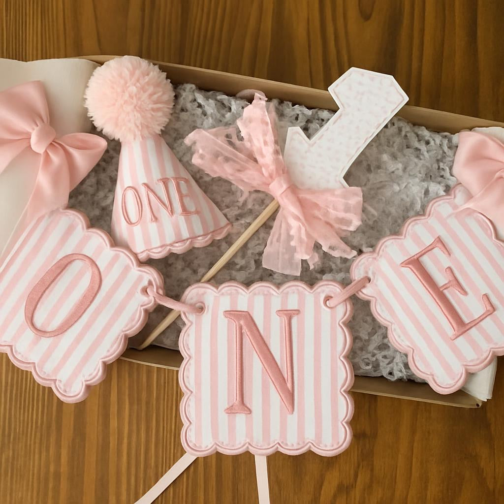 ONE birthday banner and bundle