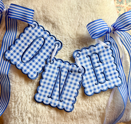 ONE birthday banner and bundle