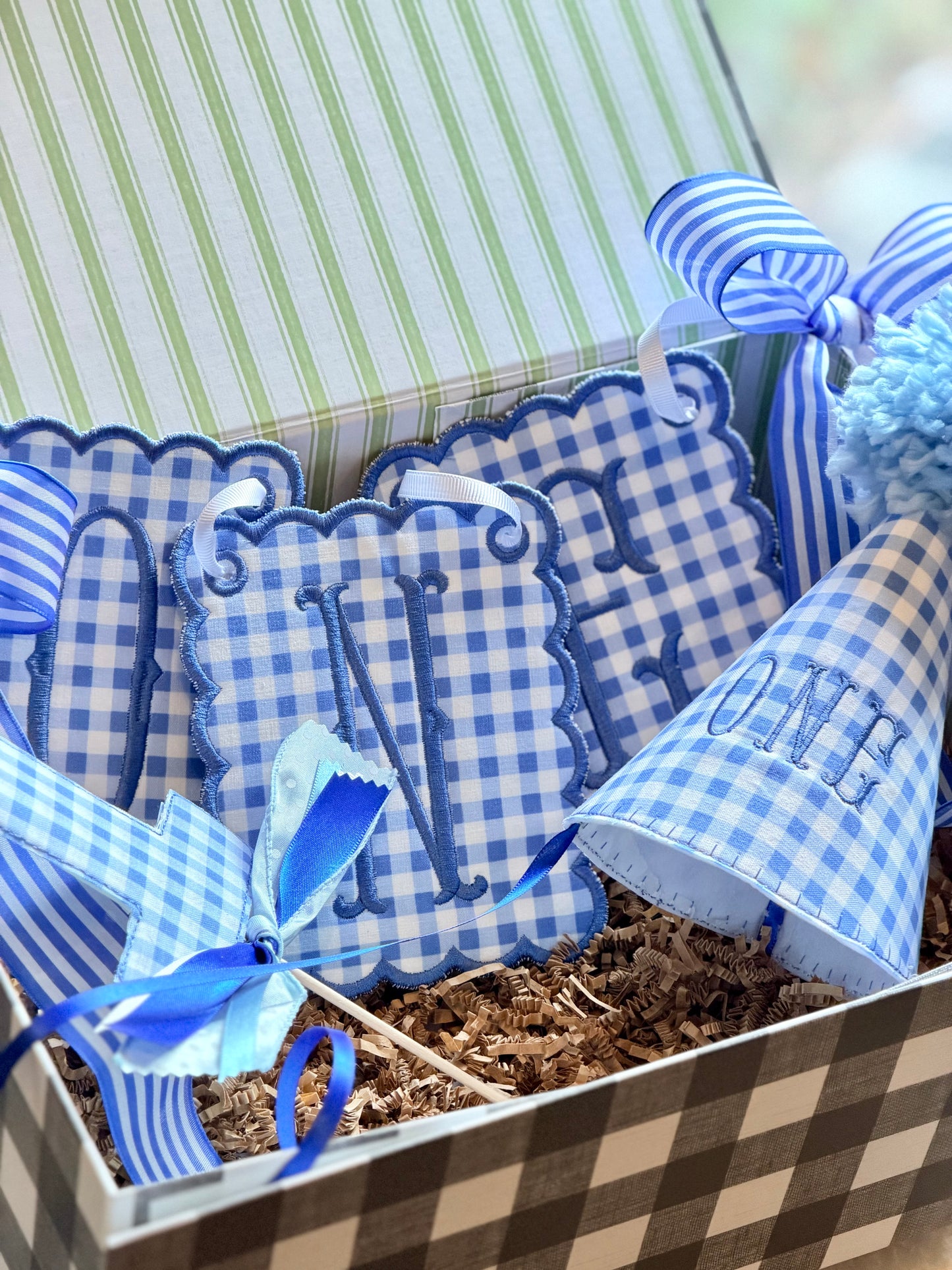 ONE birthday banner and bundle