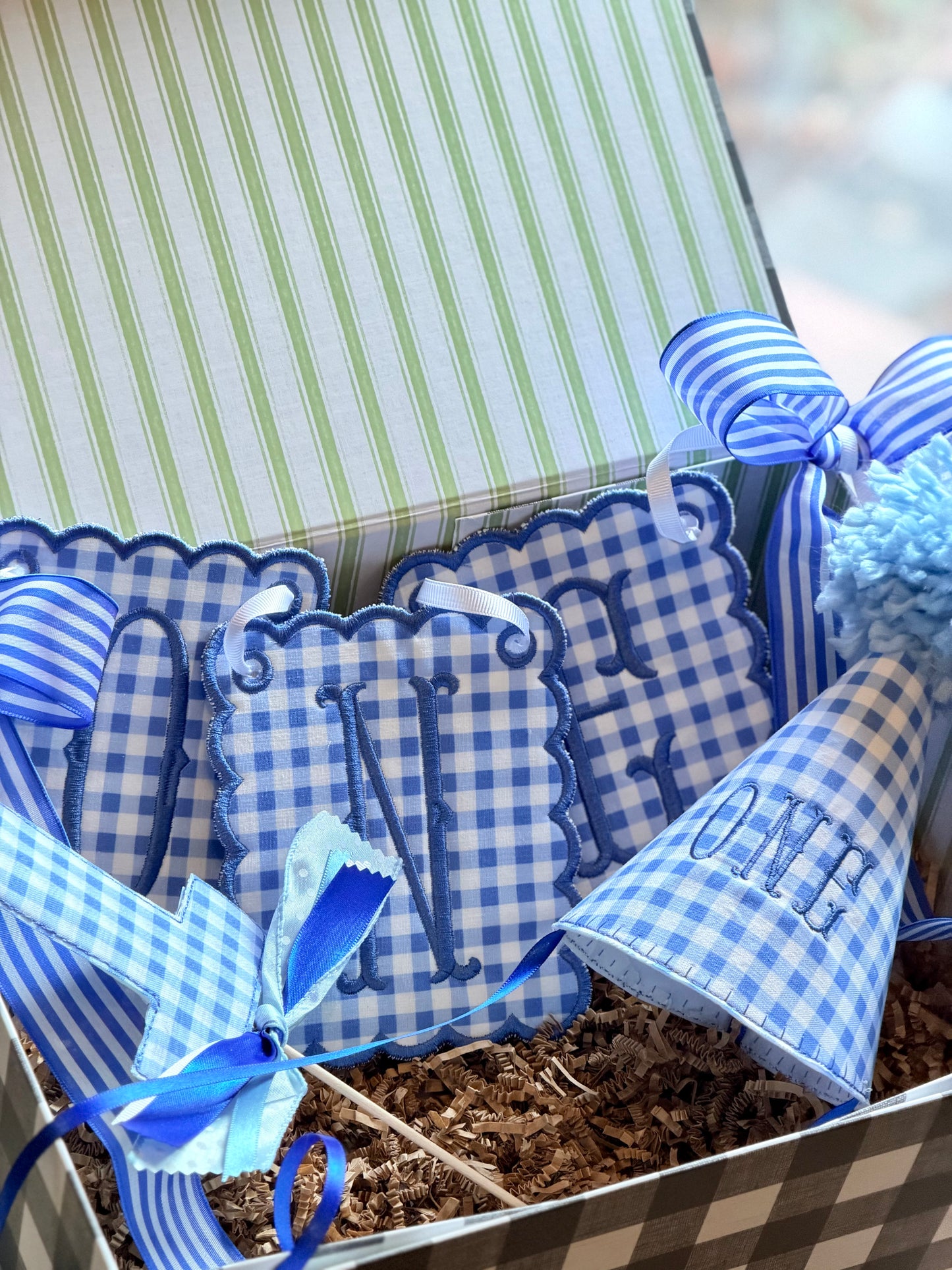 ONE birthday banner and bundle