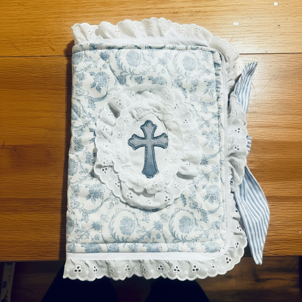 Custom Bible Sleeve | Personalized Bible Cover | Embroidered Bible Case | Scripture Gift | Christian Gift | Book Sleeve